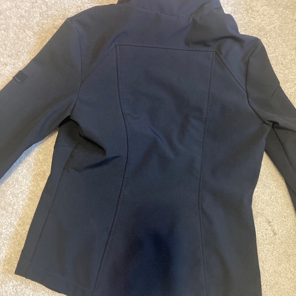 Black bench double zipper weather resistant coat - Picture 2 of 2